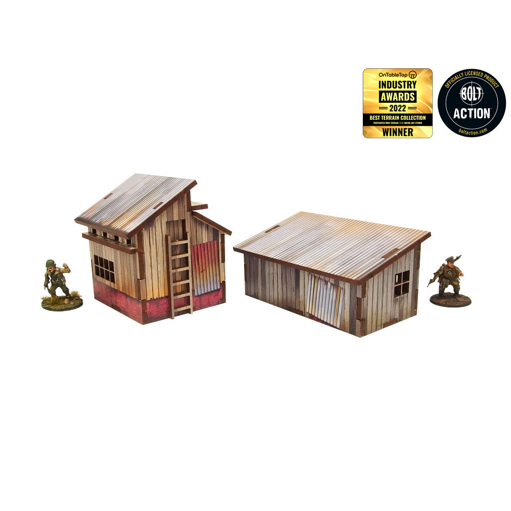 WW2 - Normandy Small Sheds w. Dovecote