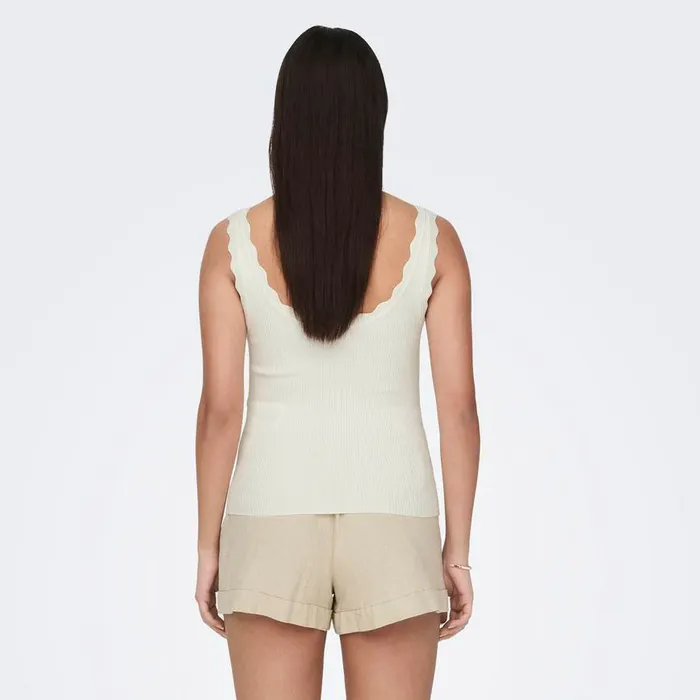 JDY Nanna Scallop Edge Top Dames