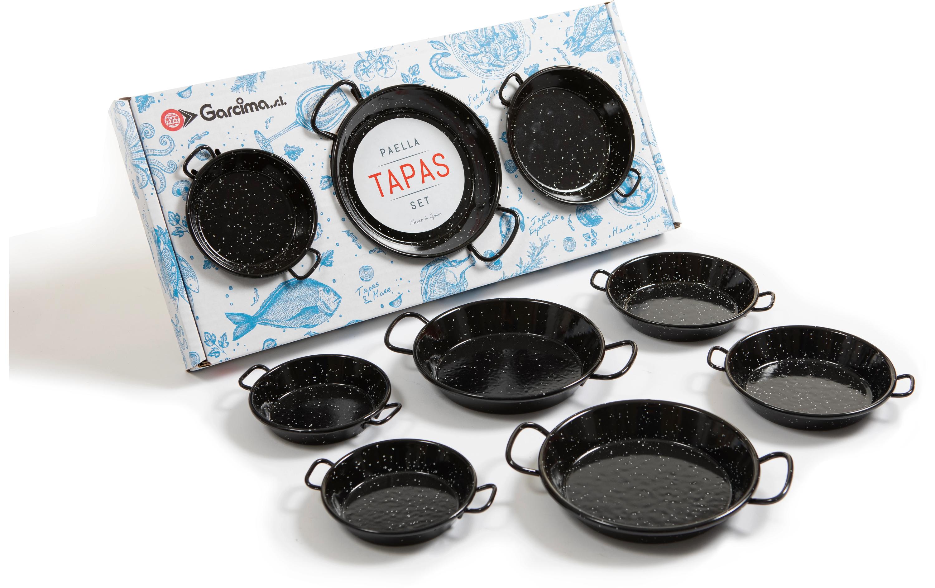 Schale Tapas 9 StückEmaillierte Schalen