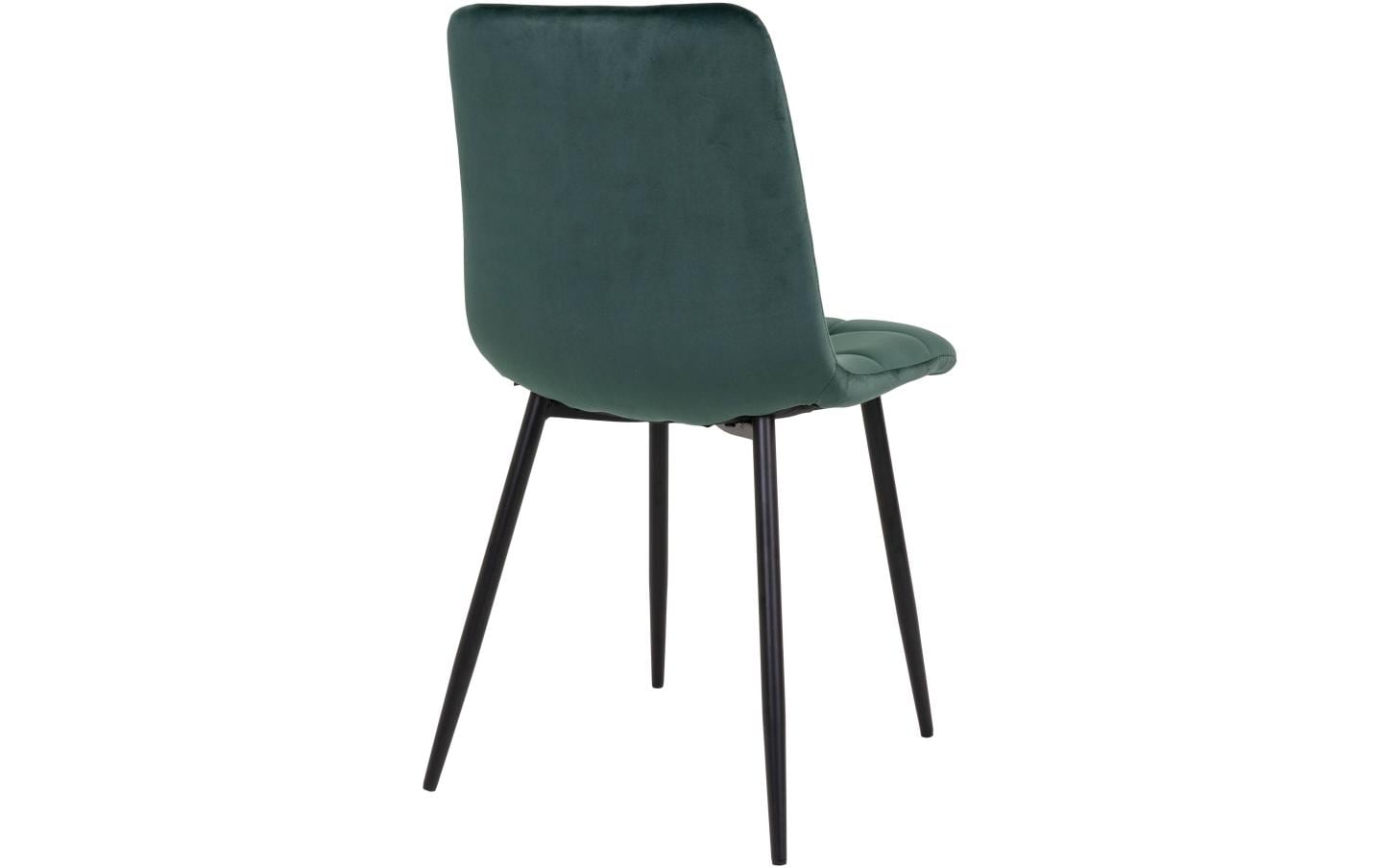 Stuhl Middelfart 2 Stück, 86 x 55 cm, Grün/Schwarz<br>Stabile Esszimmerstühle
