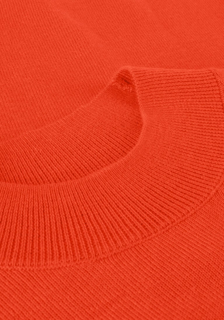 ANOTHER LABEL oranje another label trui abbey knitted pull l/s