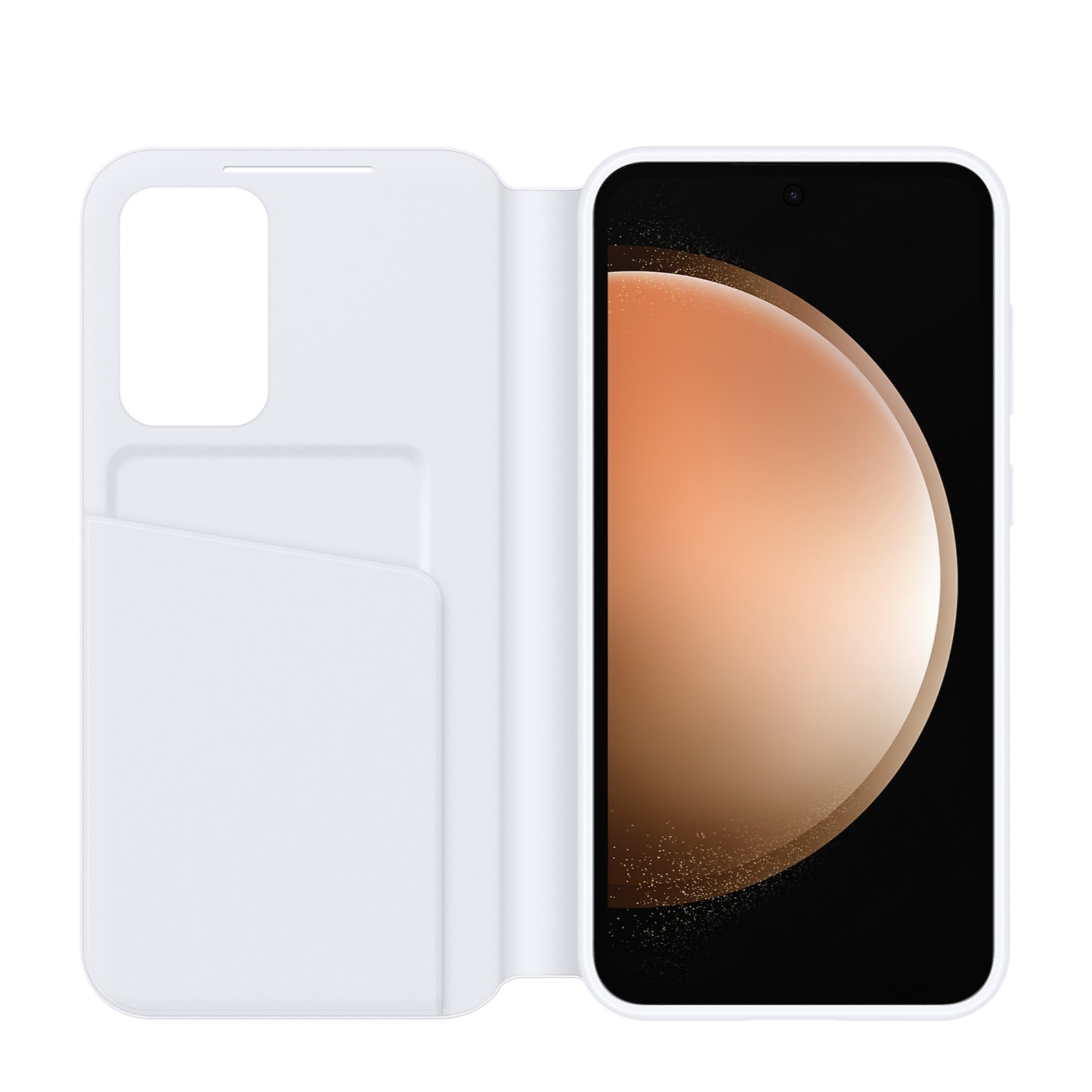 Galaxy S23 FE Smart View Book Cover Flipcase Hülle (EF-ZS711CWEGWW) - Weiss