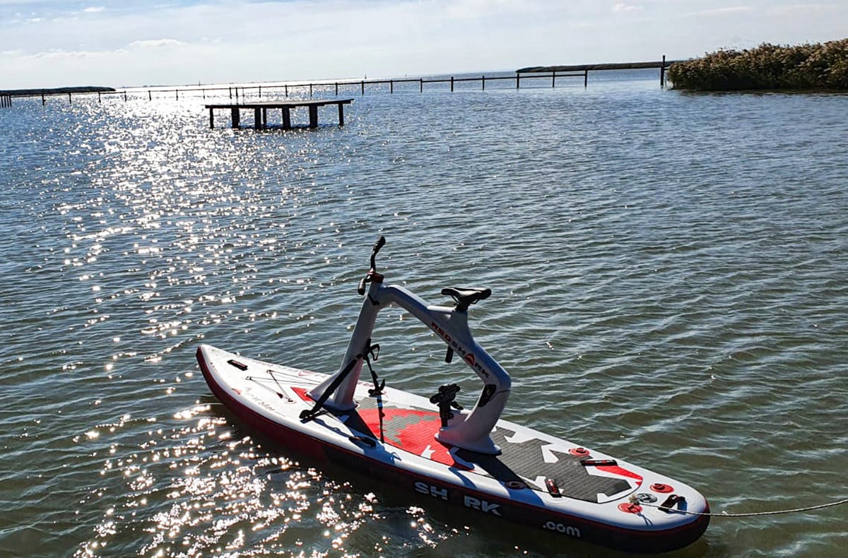 Wasserfahrrad am Neusiedler See