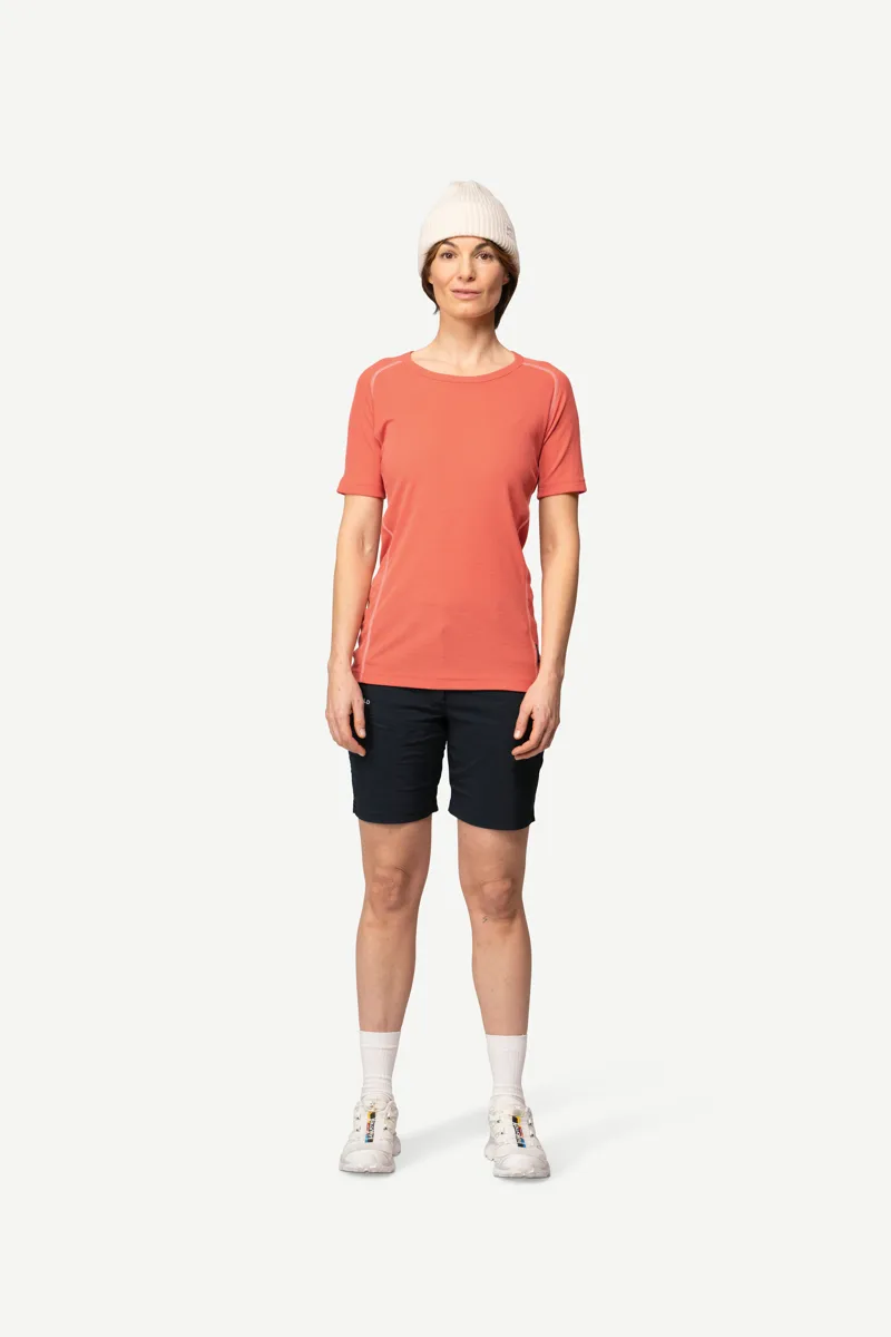 Devold Lauparen Merino 190 Base Tee Wmn Coral