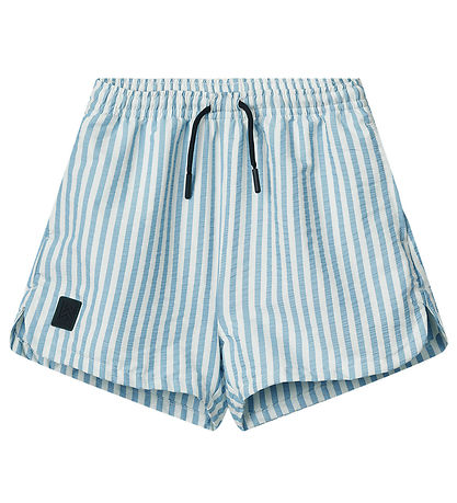 Liewood Badeshorts - Aiden - Y/D Stripe Flussufer/Creme De La Cr