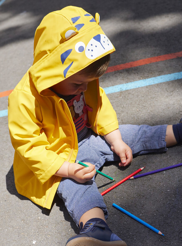 Imperméable jaune bébé garçon