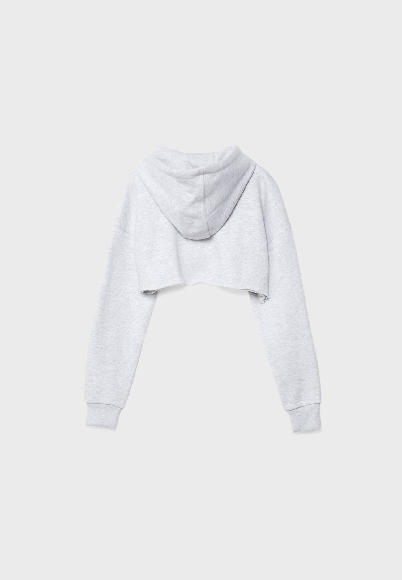 Moletom cropped