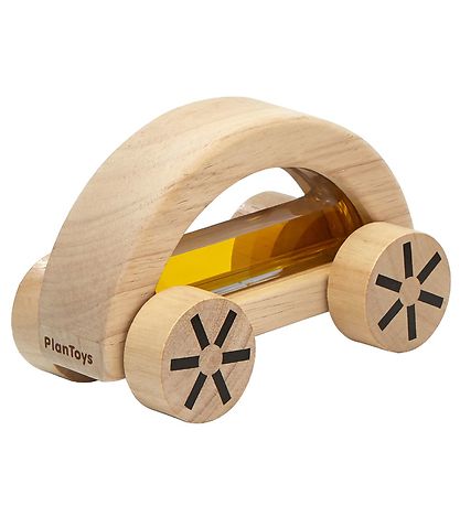 PlanToys Holzauto aus Holz - Natürliche/Gelb