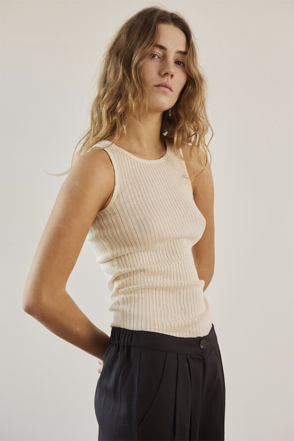 Studio Feder Irene Tank Top - Broken White Broken white