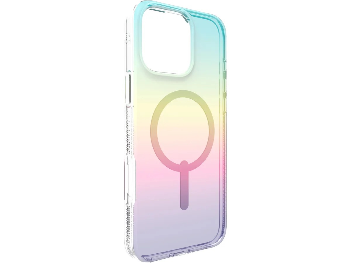 iPhone 16 Pro MagSafe Hülle Milan Snap Case Recycled (702315112) - Regenbogen / Transparent (Pastell)