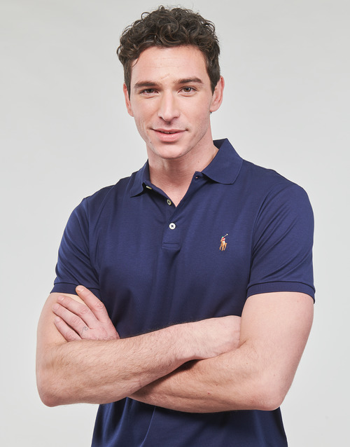 Polo Ralph Lauren - POLO COUPE DROITE EN PIMA COTON Marino