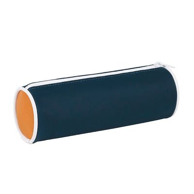 Trousse ronde Rubber - 1 compartiment - 4 coloris disponibles - Viquel