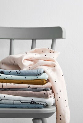 Done By Deer Musselinteppe Dreamy Dots 2-pack, White