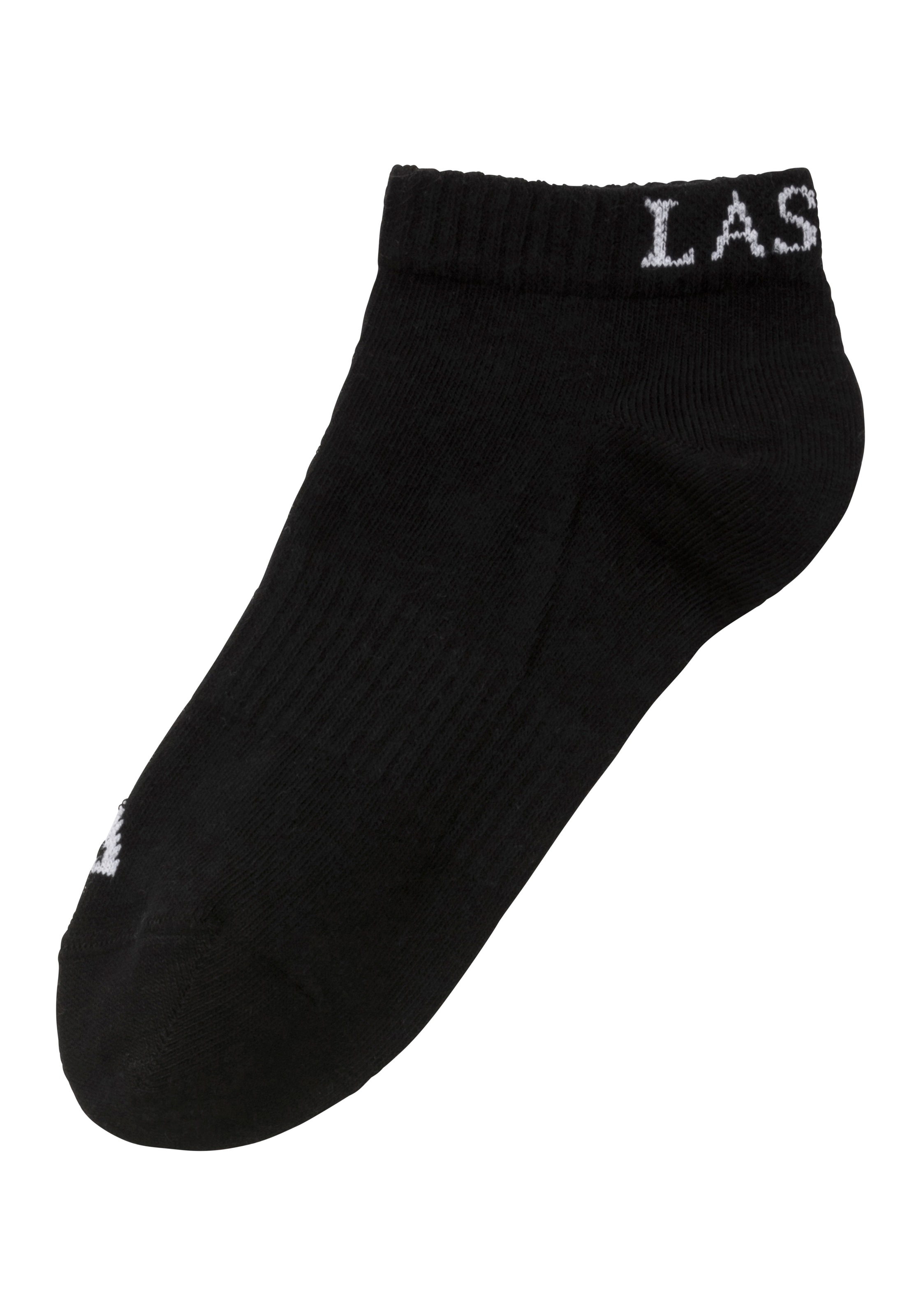 LASCANA ACTIVE Sneakersocken Packung, 6 Stk. tlg. mit eingestricktem Marken Logo