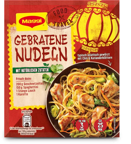 Maggi Food Travel Fix für Gebratene Nudeln Würzmischung