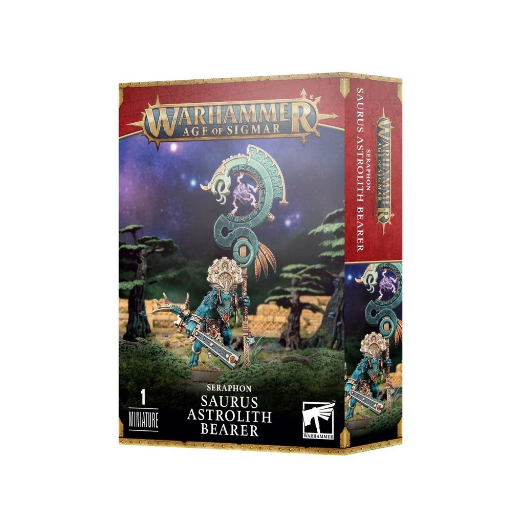Age of Sigmar : Order - Seraphon - Porteur d'Astrolithe Saurus