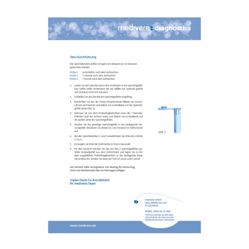 Sunday Natural Products  Hormonprofil Frau +Speicheltest