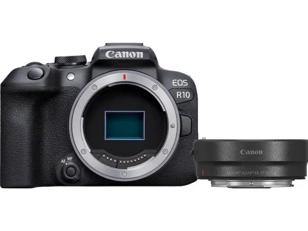 Canon EOS R10 - Digitalkamera - spejlløst - 24.2 MP - APS-C - 4K / 60 fps - kun kamerahus - Wi-Fi, Bluetooth