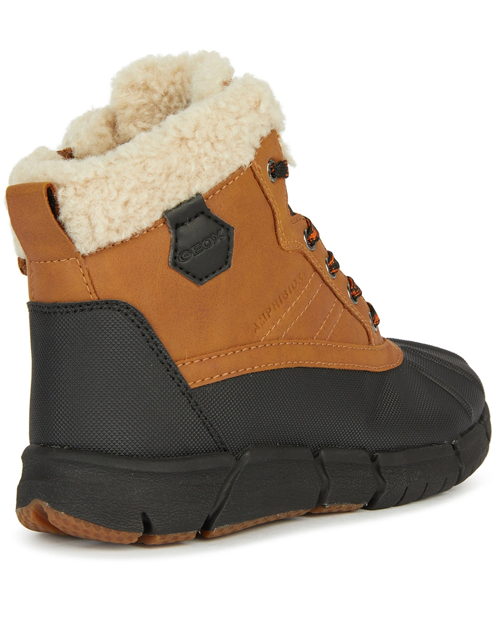 Winterboots FLEXYPER ABX E gefüttert in cognac/black