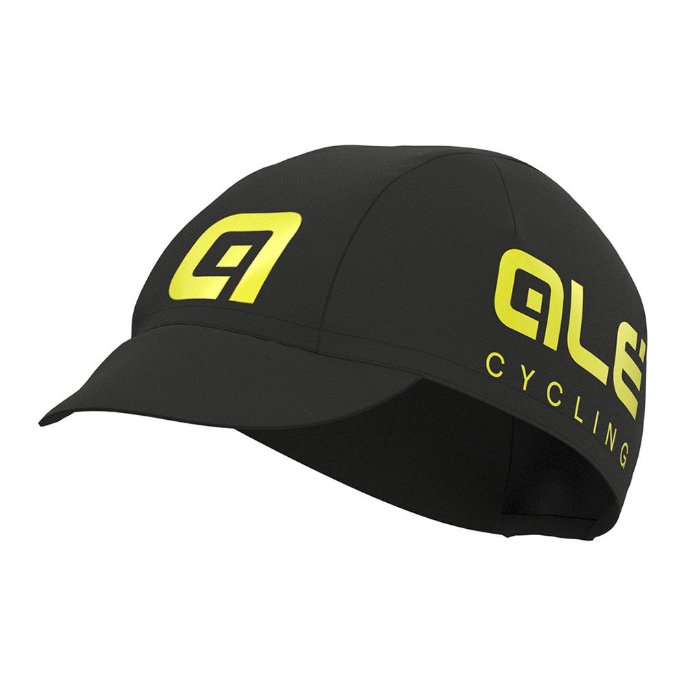 Ale COTTON - Casquette black/fluo yellow