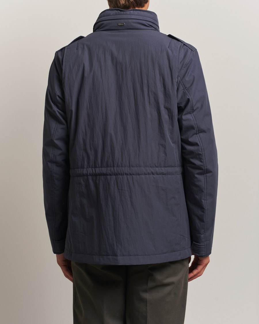Herno Soft Nylon Field Jacket Navy