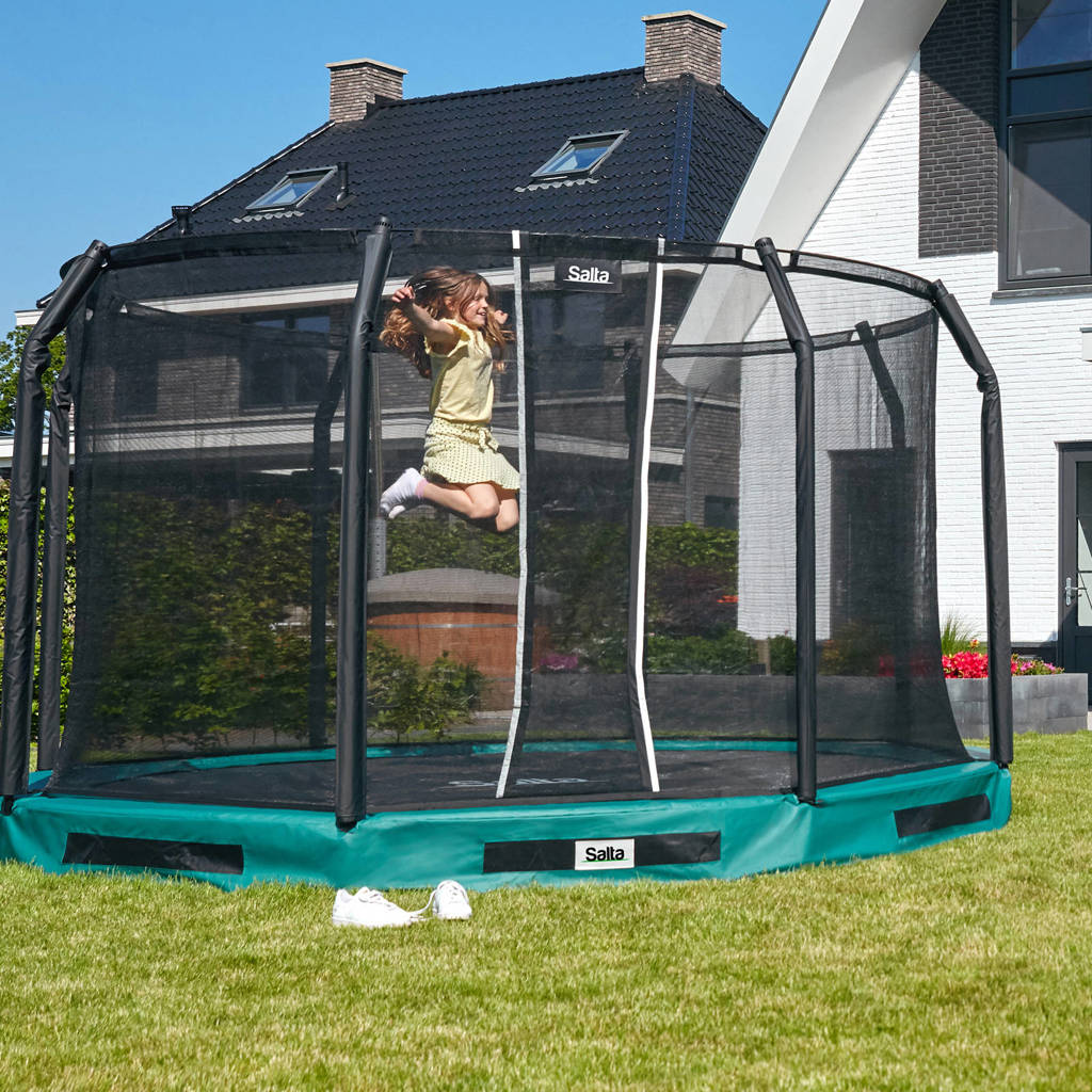 Premium Ground Combo trampoline Ø396 cm