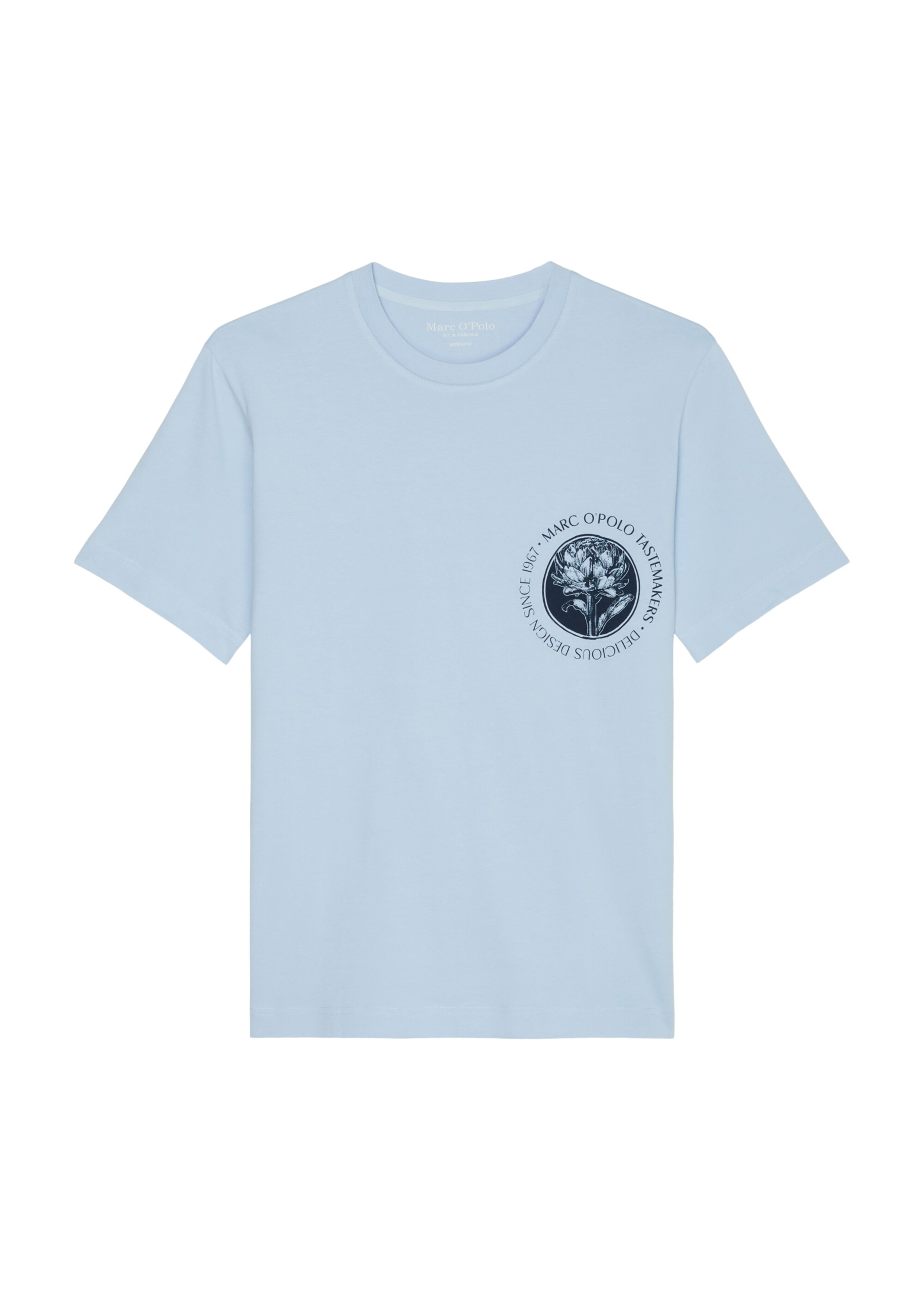 T-Shirt regular aus mittelschwerem Jersey