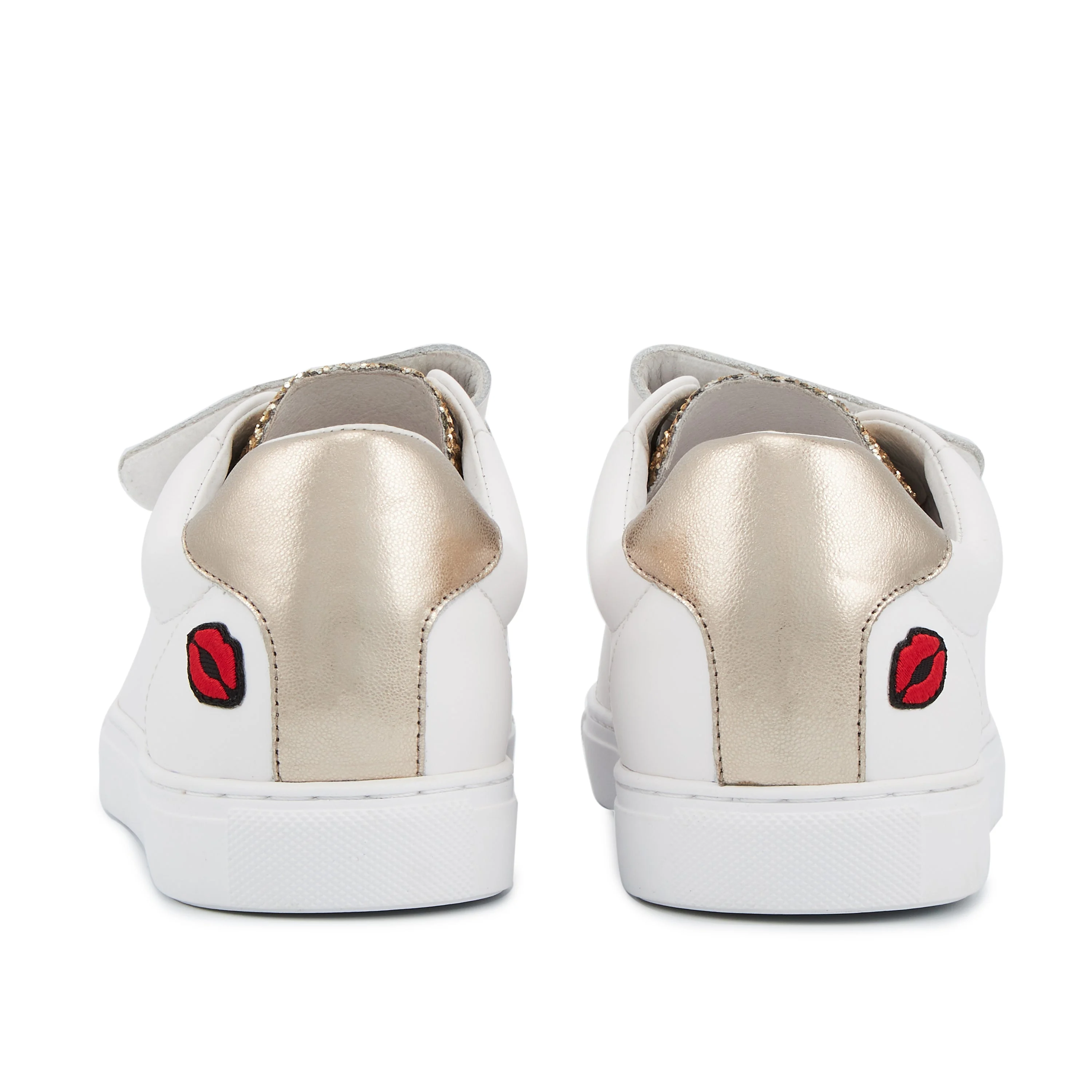 EDITH BESOIN DE RIEN - Sneakers en cuir | Blanc