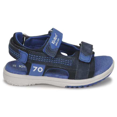 Kickers - PLANE - Bleu / Gris