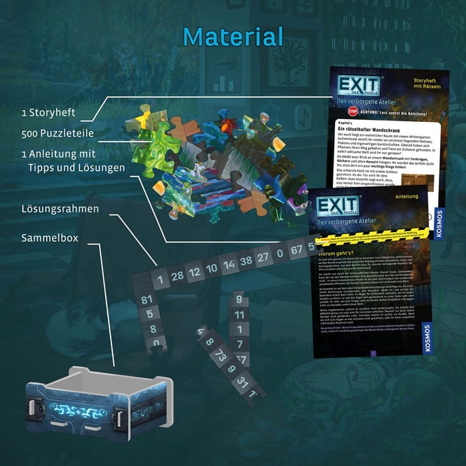 EXIT® - Das Puzzle - Das verborgene Atelier