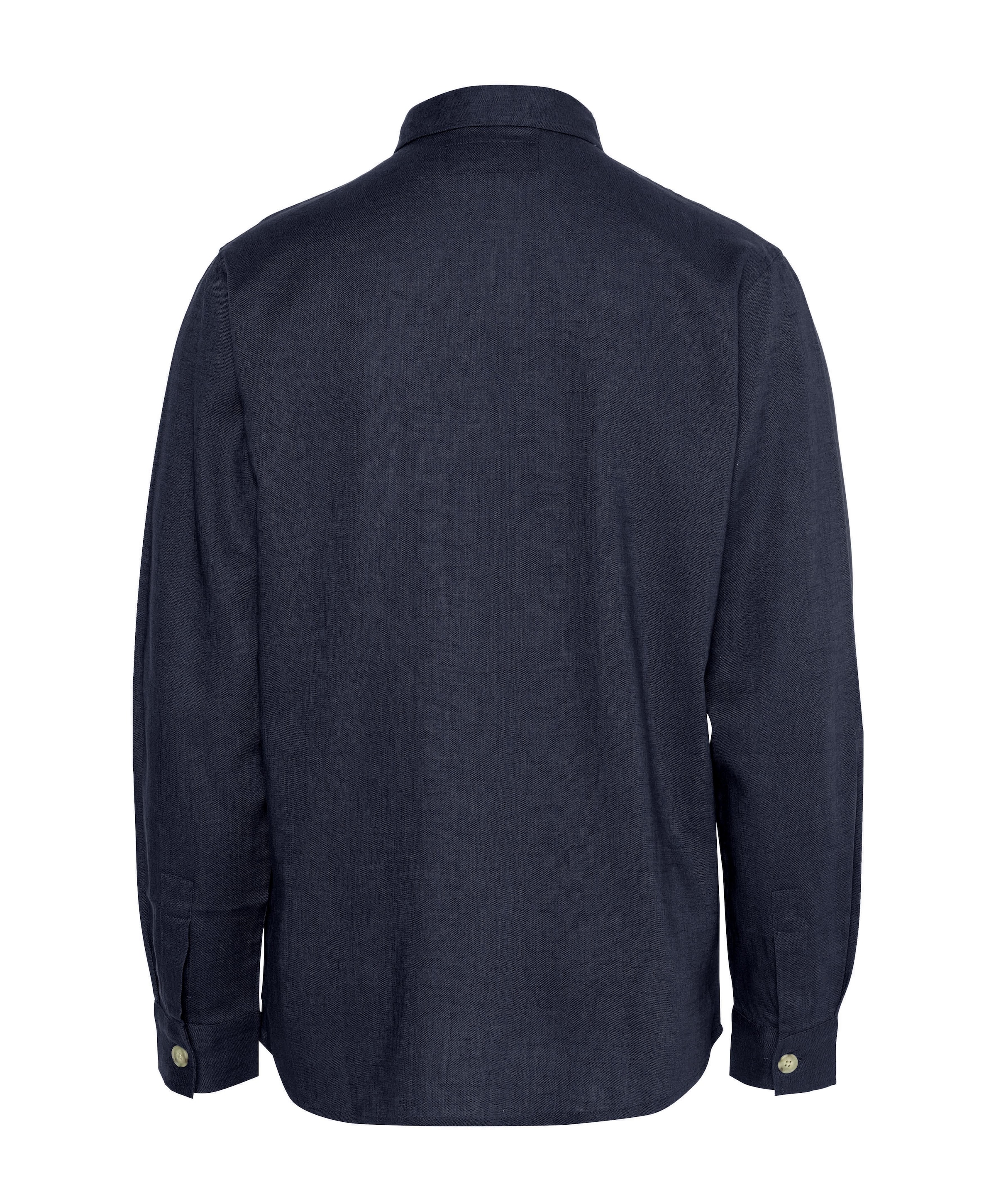 Scotland Blue Heren overhemd lange mouw blauw