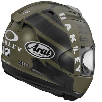 Casque Arai RX-7V EVO - Maverick Oakley - Vert
