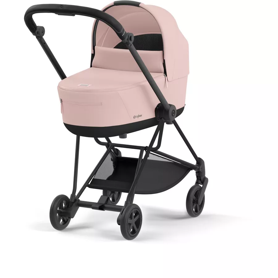 cybex PLATINUM Kombikinderwagen New Mios Matt Black Peach Pink