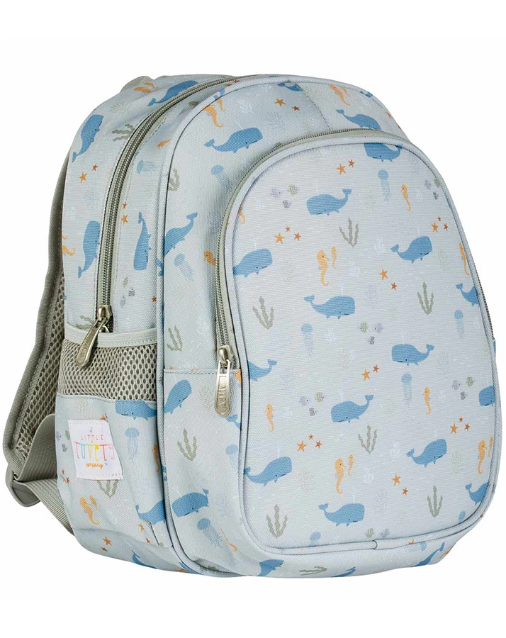 Kinderrucksack OCEAN (27x32x19) isoliert in hellblau