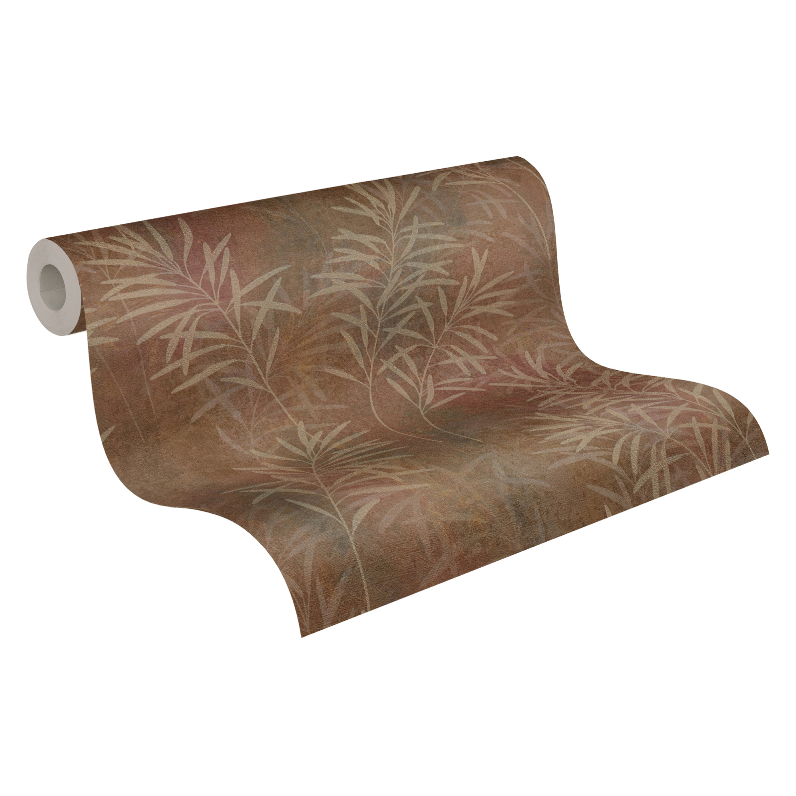 A.S. Creation Vliestapete - braun-beige - Floral - 10 Meter