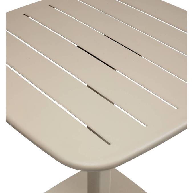 Table de jardin carrée ALEGORIA Argile