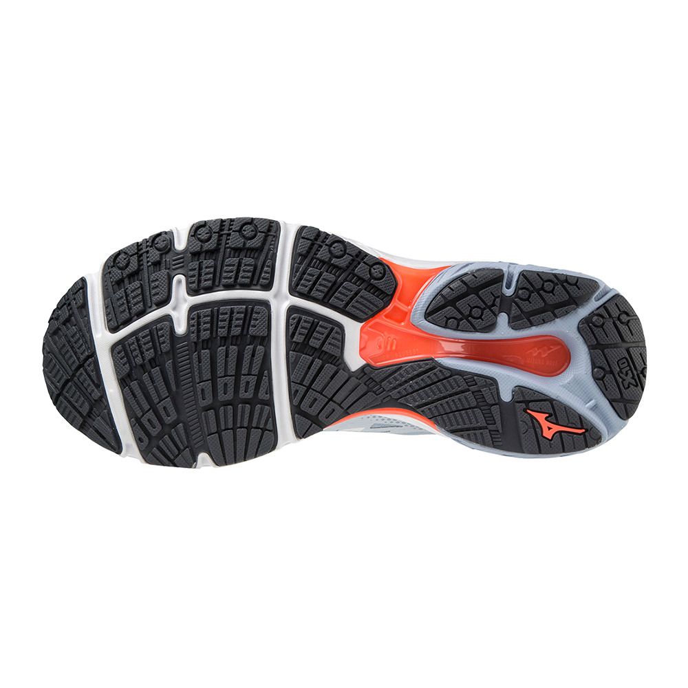 Mizuno WAVE PRODIGY 3 - Chaussures running Femme heather/white/neonflame