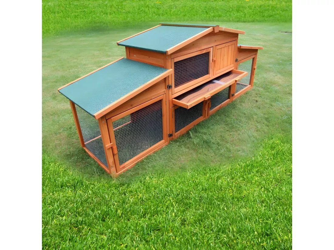 Cage Clapier Enclos lapin  pour lapins.Modele 043 etable du roi