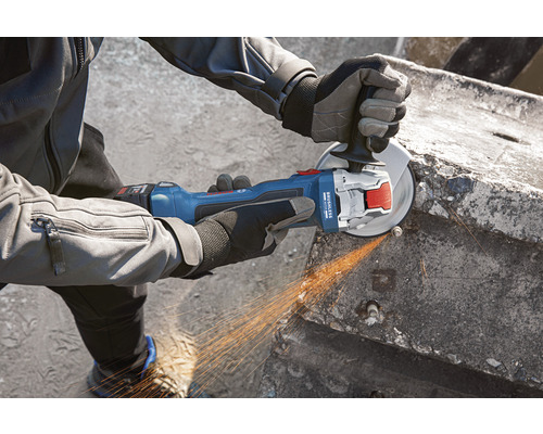 Accu haakse slijper met X-LOCK Bosch Professional GWX 18V-7, zonder accu en lader