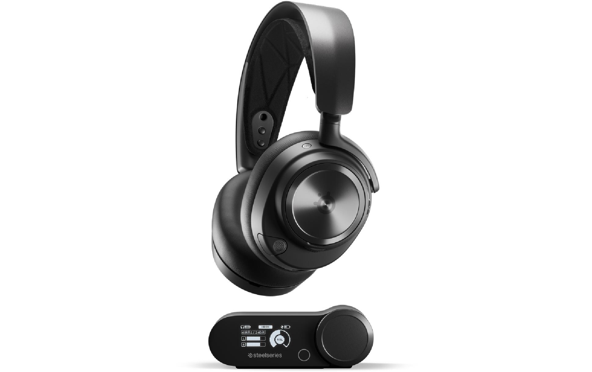 Headset Arctis Nova Pro X Wireless Schwarz<br>Kabelloses Gaming-Headset mit Surround-Sound