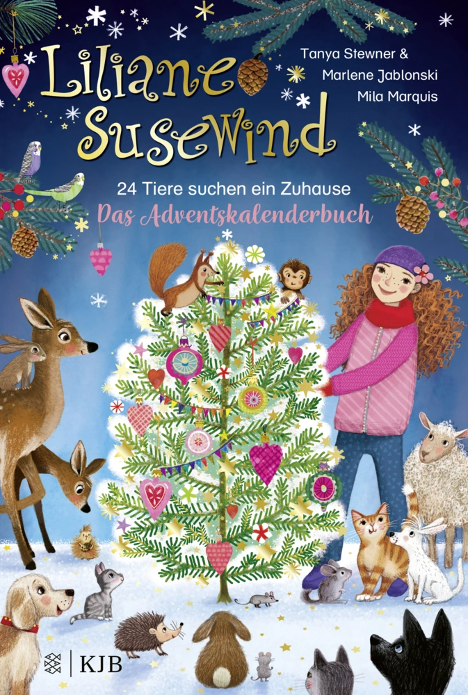24 Tiere suchen ein Zuhause. Das Adventskalenderbuch / Liliane Susewind ab 6 Jahre Bd.16