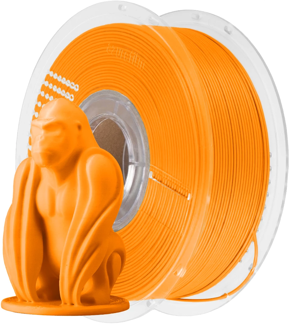 AzureFilm  PLA Neon Orange, 1,75 mm / 1000 g (1 kg)    Hochwertiger Druck mit guten mechanischen Eigenschaften