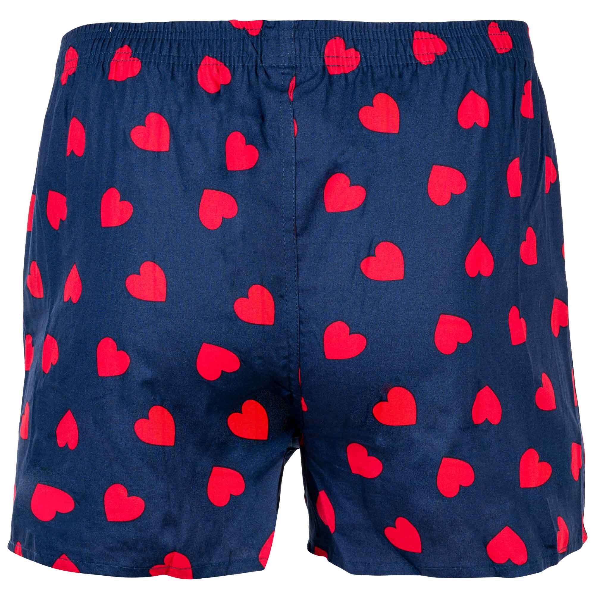 Herren Web-Boxershorts Mehrfarbig