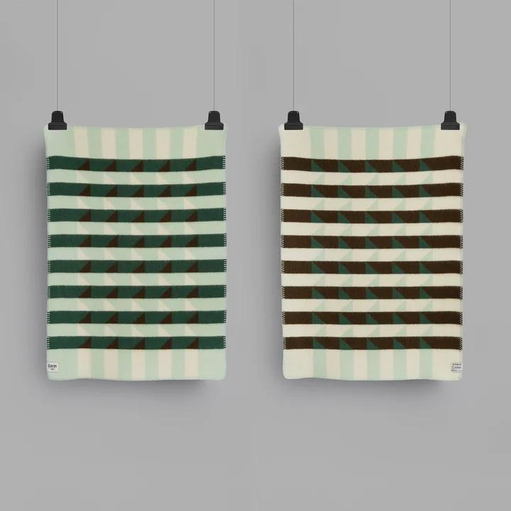 Røros Tweed - Kvam Babydecke, 100 x 67 cm, greyscale
