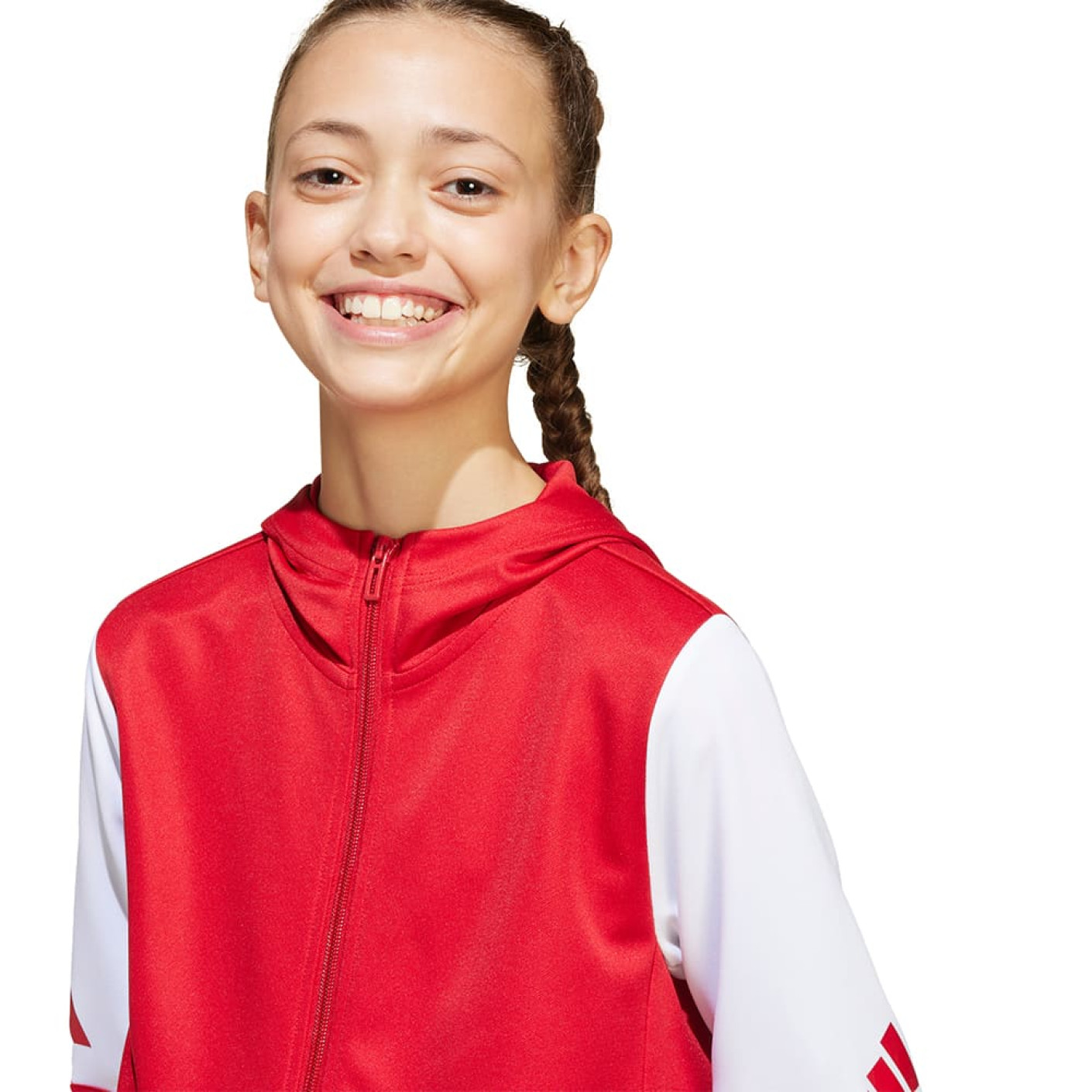 Adidas Squadra 25 Hooded Trainingsjack Kids Rood Wit