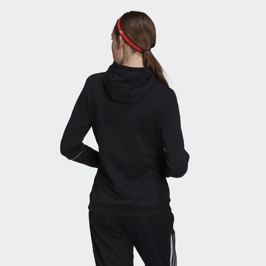 adidas Sweat à Capuche Tiro Reflective - Noir/Blanc Femme