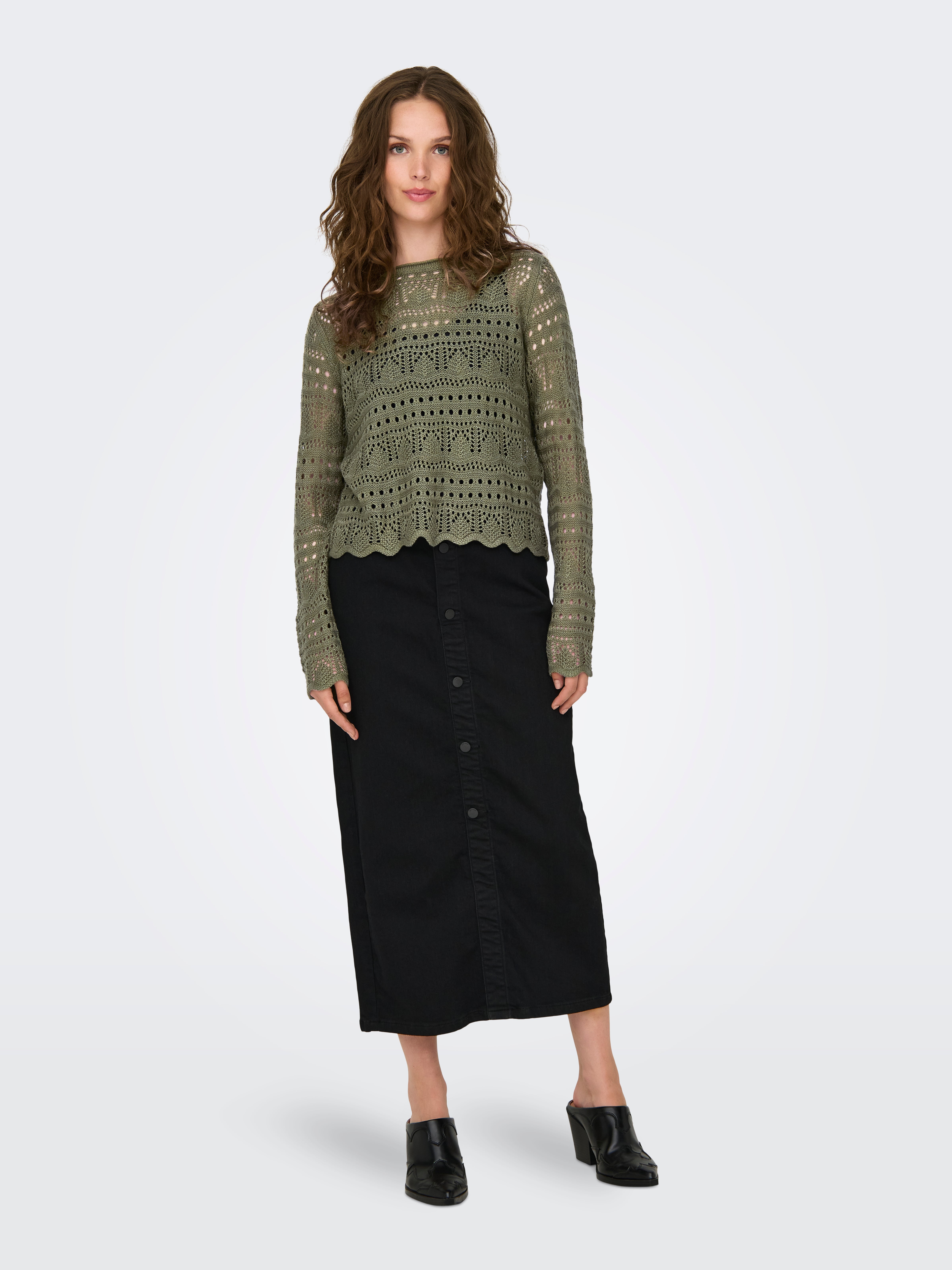 JDYSUN Strickpullover Ivy Green