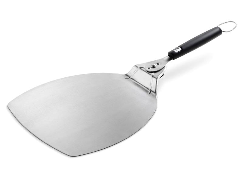 Weber Pizzaschaufel Edelstahl, 57 x 32 cm Silber Mit einklappbarem Griff