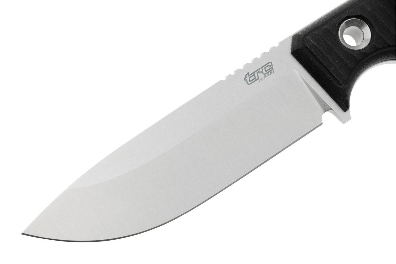TRC Knives Polheim Magnacut Black Canvas Micarta, survivalmes