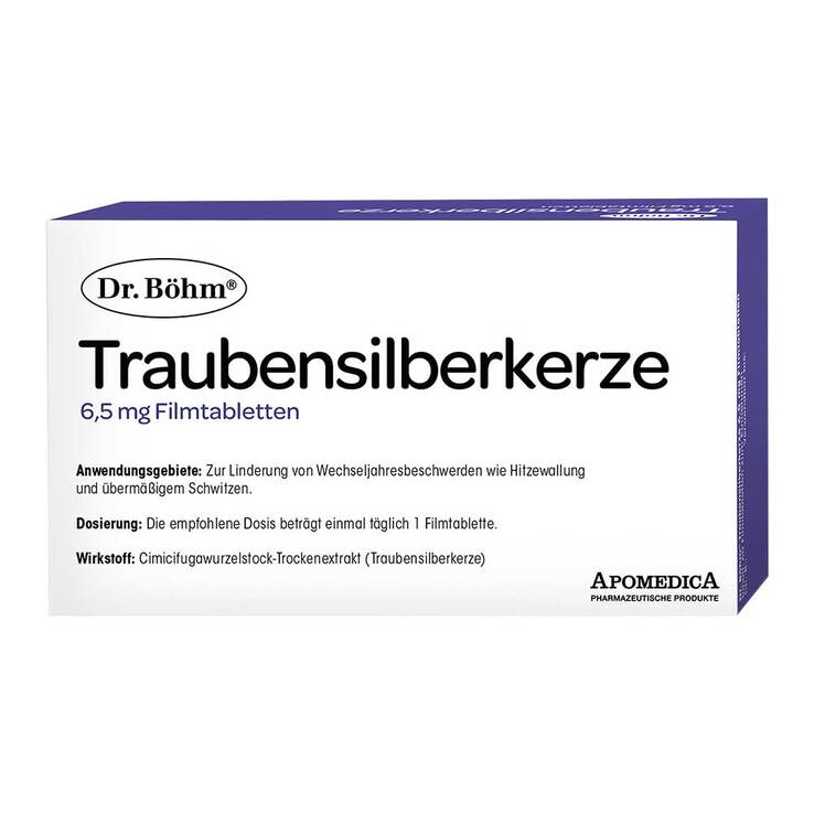 Böhm Traubensilberkerze 6,5 mg Filmtabletten, 60 St